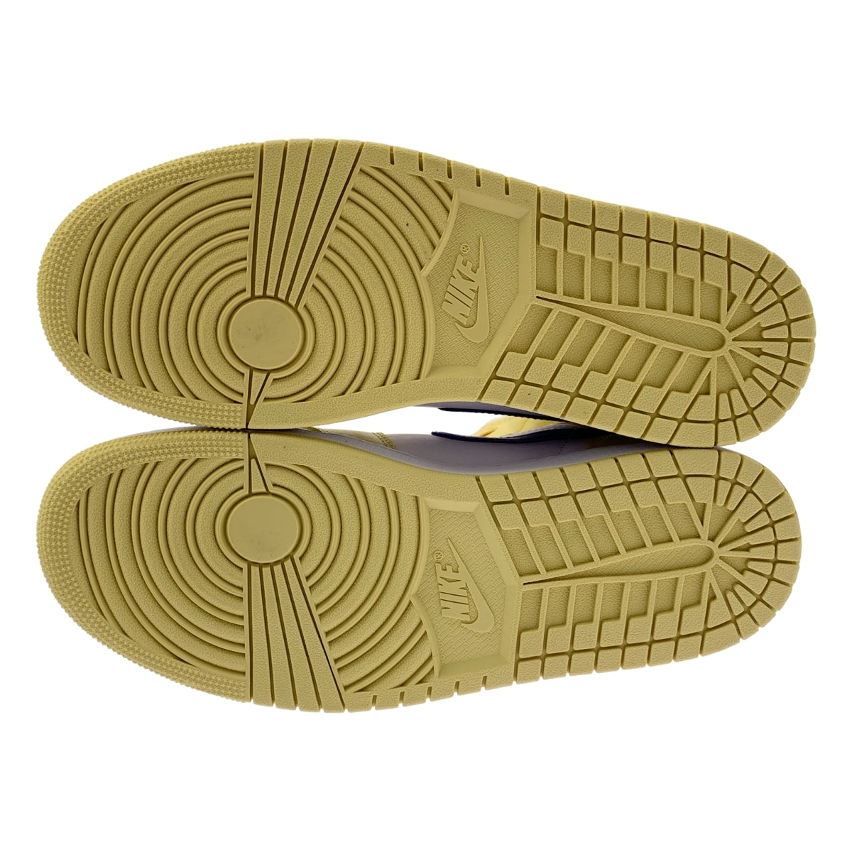 [狀況極佳] Nike | WMNS AIR JORDAN 1 MID 飛人喬丹高筒運動鞋 | 尺寸 27.5 | 黃/藍/白 | 女款