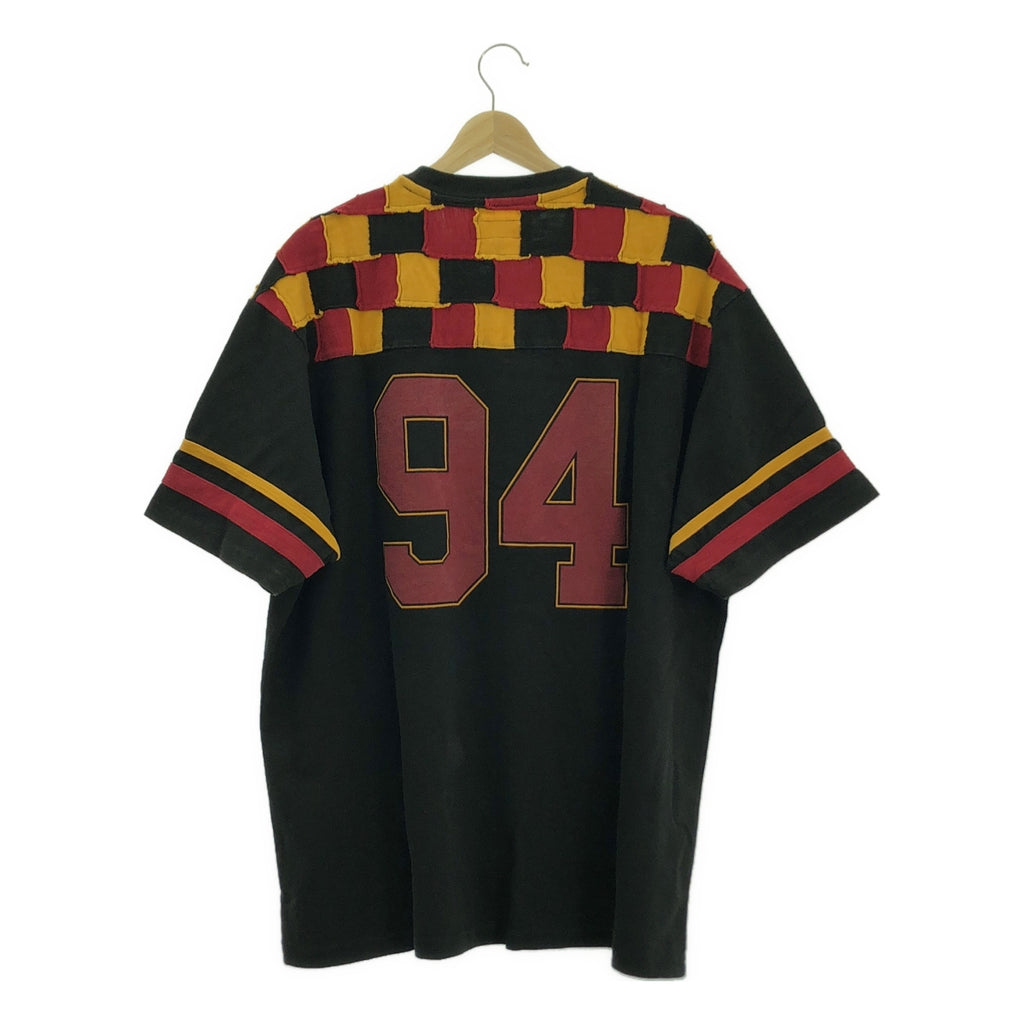 SUPREME / シュプリーム | patchwork yoke football top / パッチワーク ヨーク フットボール Tシャツ カットソー | L | メンズ