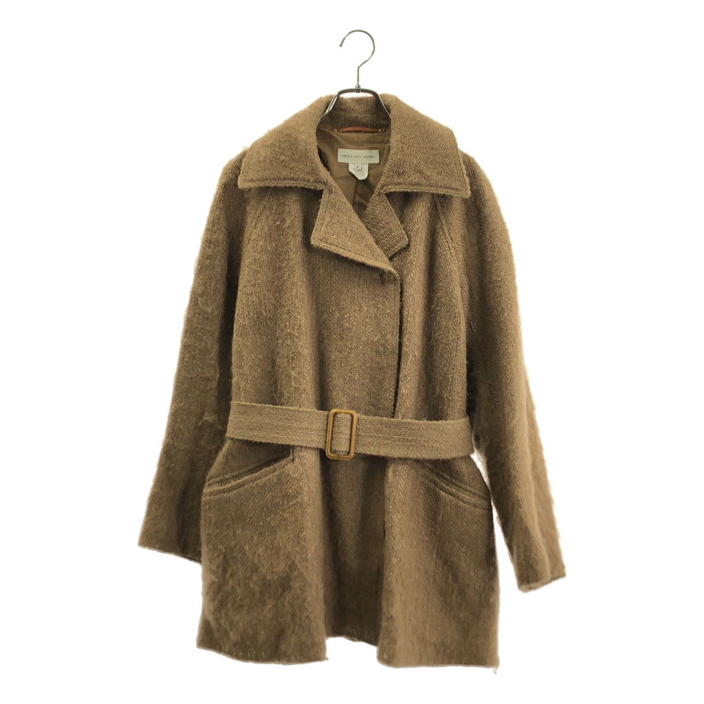 DRIES VAN NOTEN / ドリスヴァンノッテン | ライカ期 ウール モヘア ベルテッド ジャケット | M | レディース