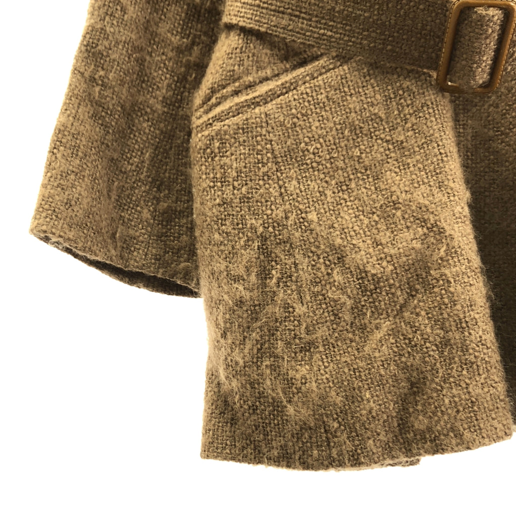 DRIES VAN NOTEN / ドリスヴァンノッテン | ライカ期 ウール モヘア ベルテッド ジャケット | M | レディース