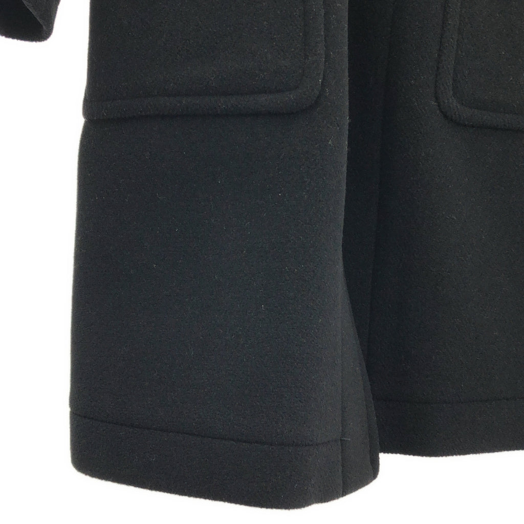 HYKE / 하이크 | 울 멜튼 더플 코트 | 2 | 블랙 | 여성