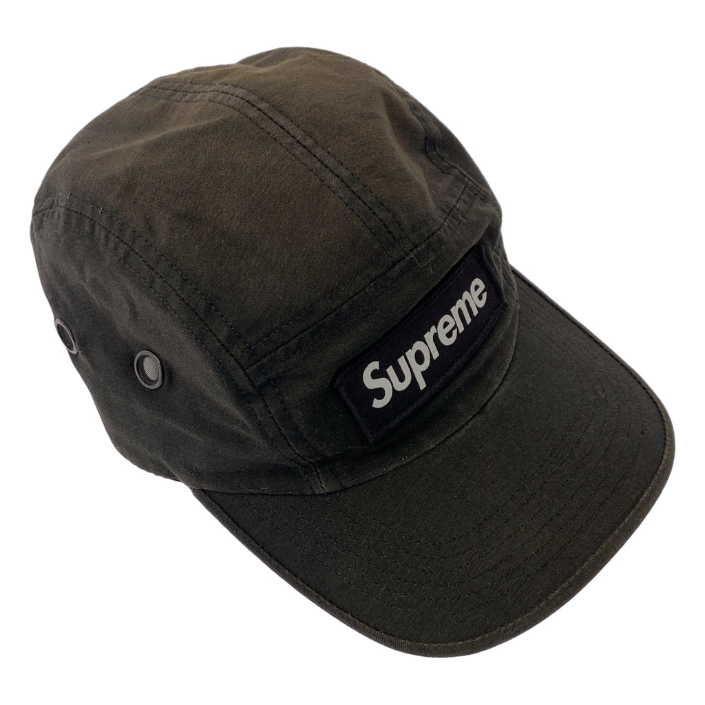 SUPREME / シュプリーム | Military Camp Cap ボックスロゴ キャップ | F | ブラック | メンズ