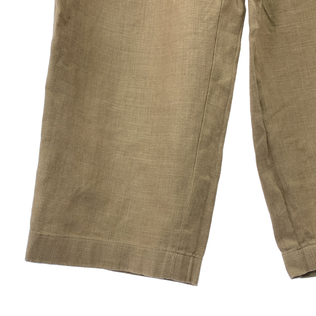 GORSCH | 亞麻雙褶休閒褲 | 1 |