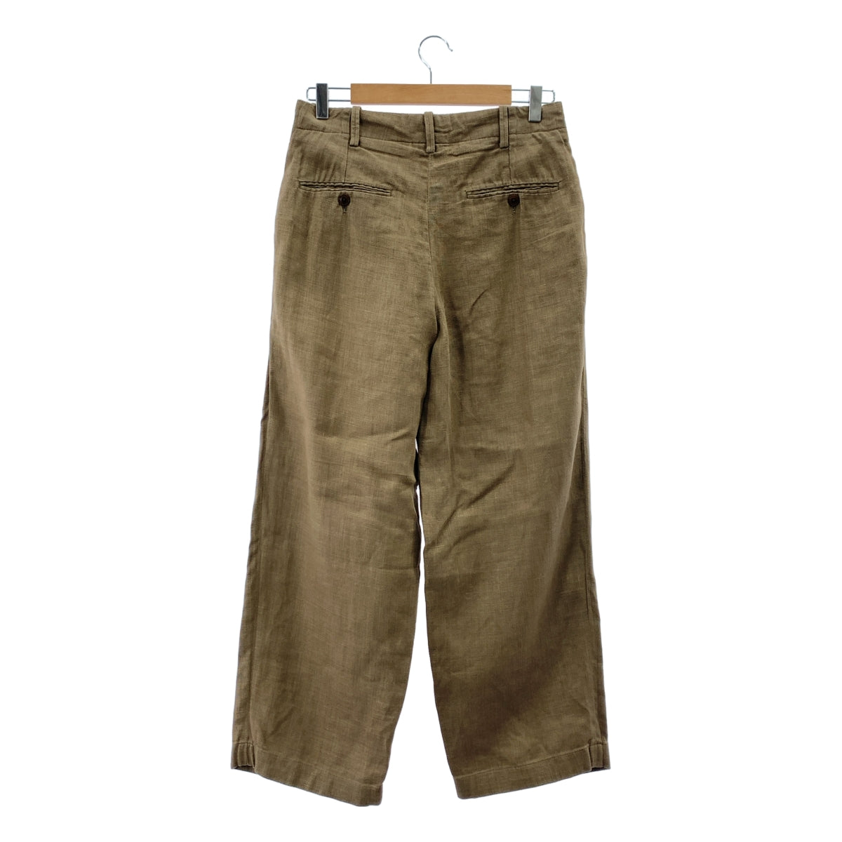 GORSCH | 亞麻雙褶休閒褲 | 1 |