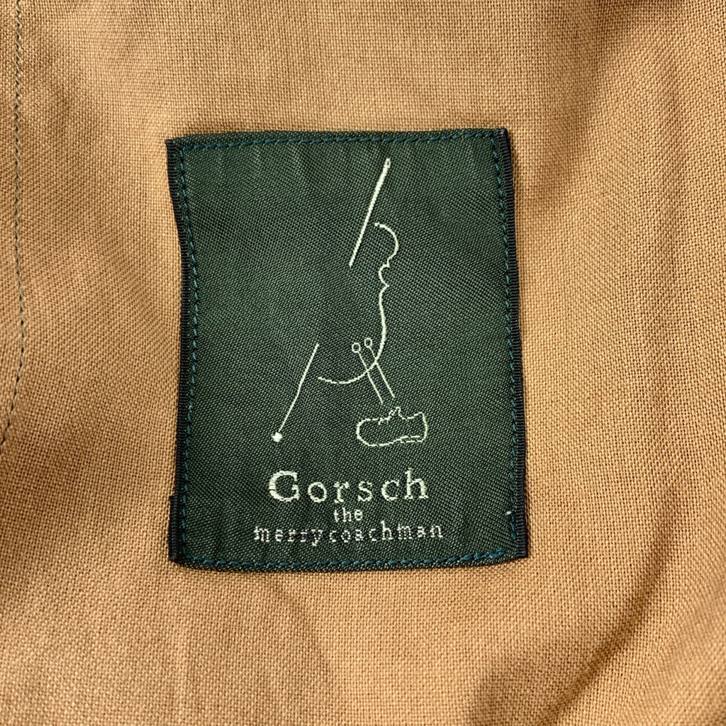 GORSCH | 亞麻雙褶休閒褲 | 1 |