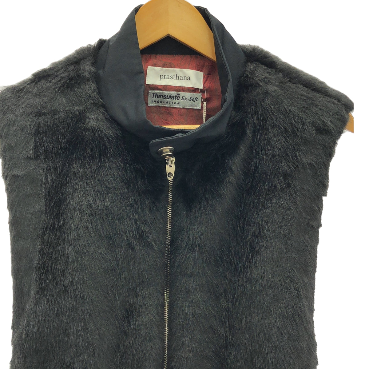 【新品】  prasthana / プラスターナ | bigmuff vest ver2 / ベスト | M | ブラック | メンズ