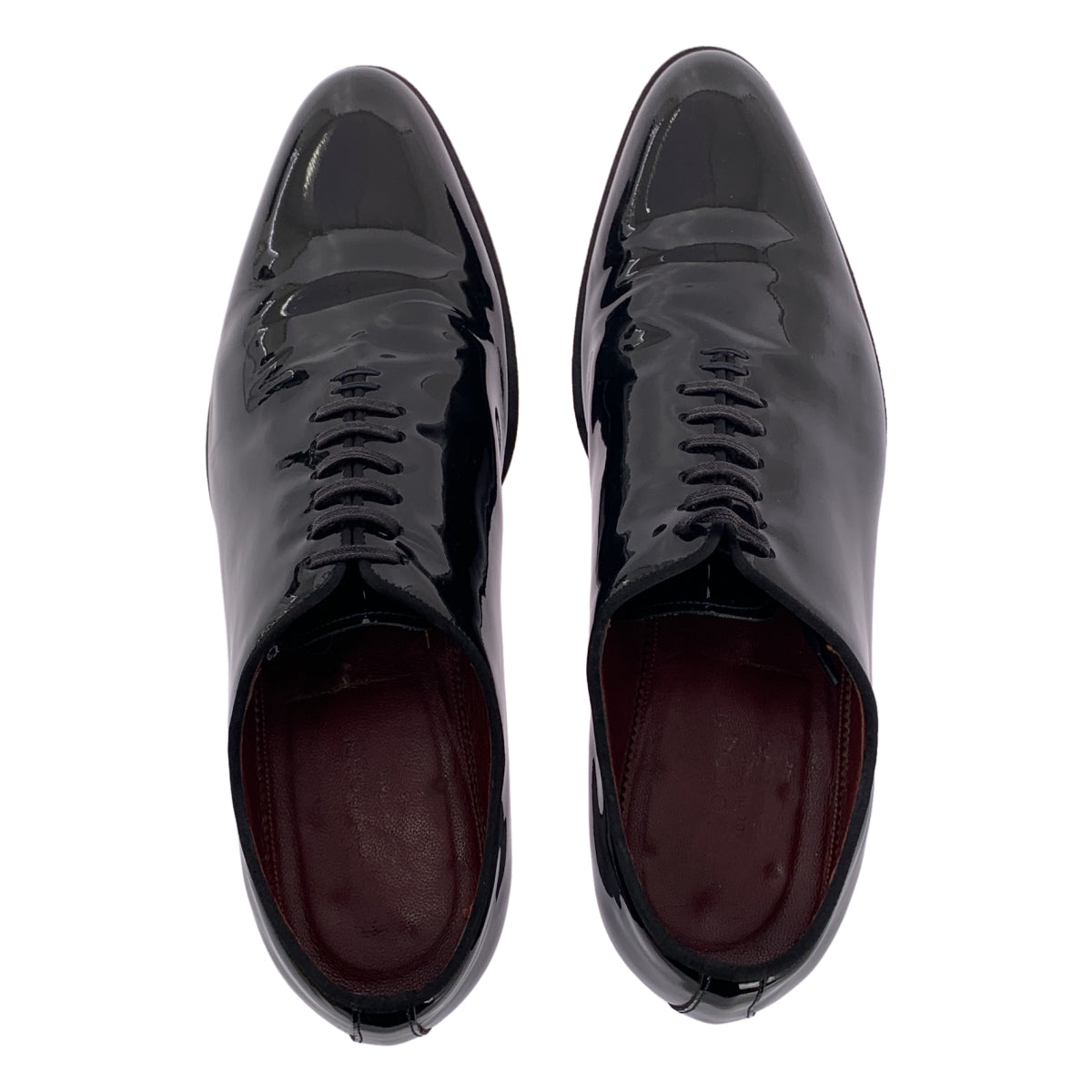 Sergio Rossi | 漆皮繫帶鞋 | 7 號 | 黑色 | 男款