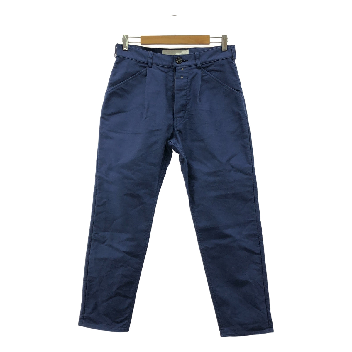 GANRYU / ガンリュウ | 2017SS | モールスキン ワーク パンツ | S | ブルー | レディース