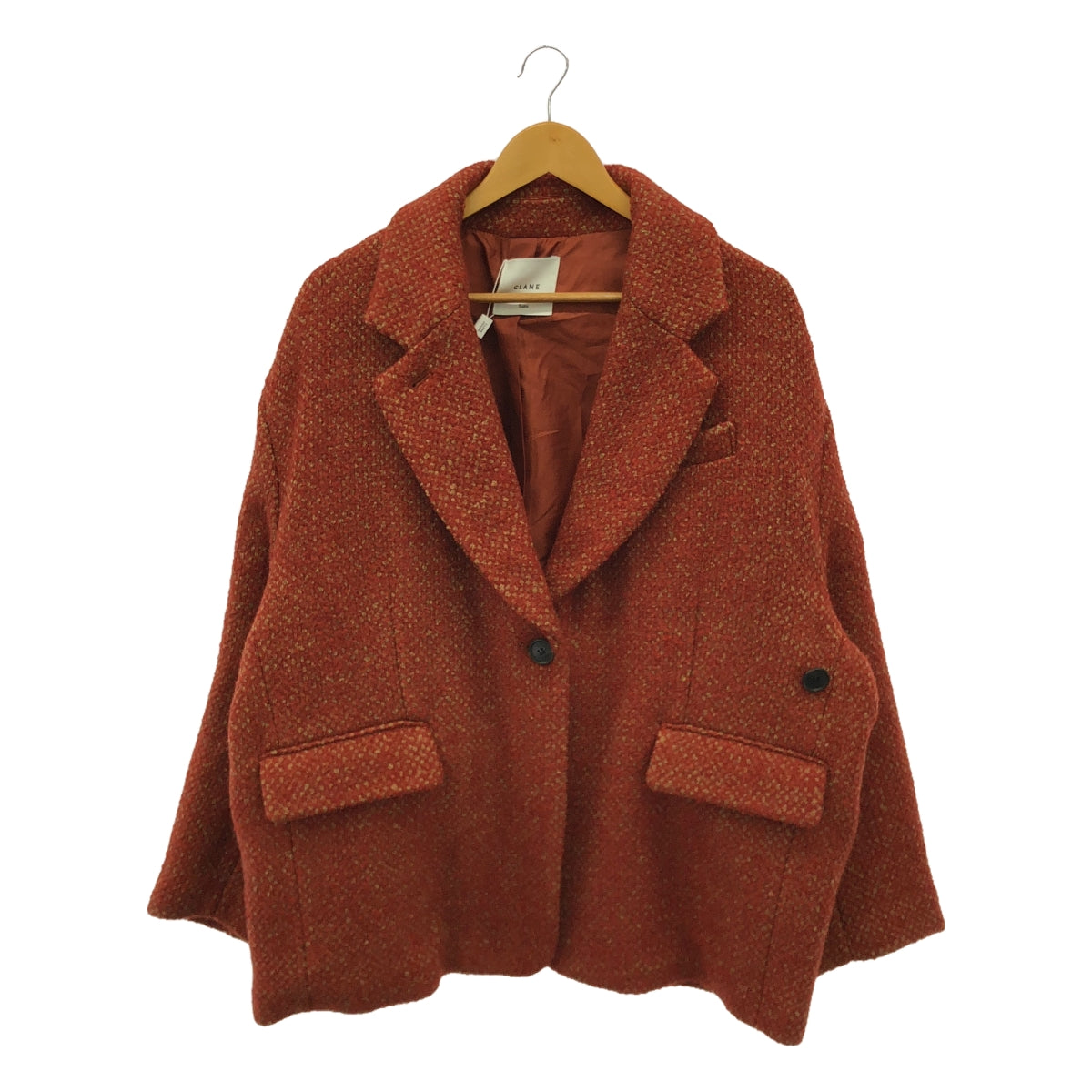 【신품】 CLANE / 크라네 | × SuzuHirose MIX COLOR OVER COAT | 1 | 레드 | 여성
