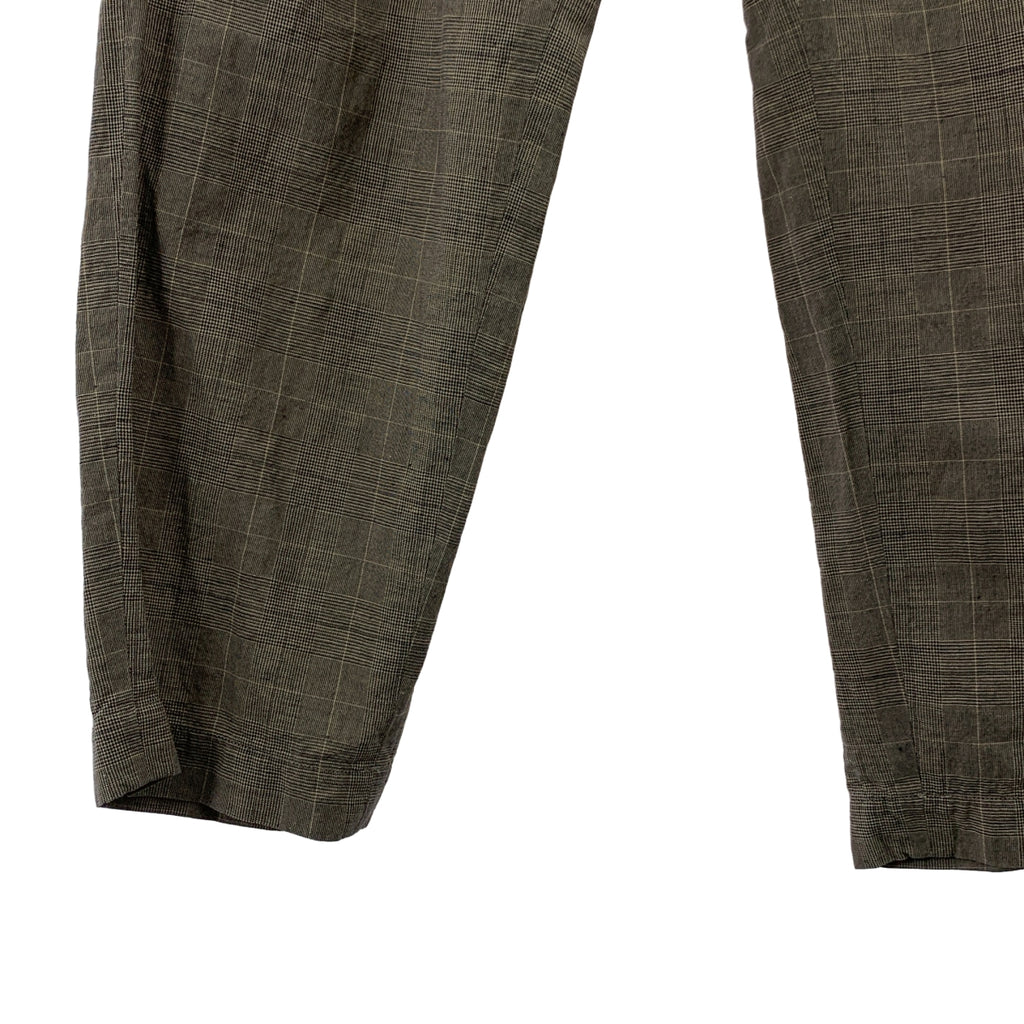 Kaptain Sunshine / 캡틴 선샤인 | Traveller Trousers 코튼 린넨 체크 트래블러 트라우저스 | 30 | 그레이 | 남성