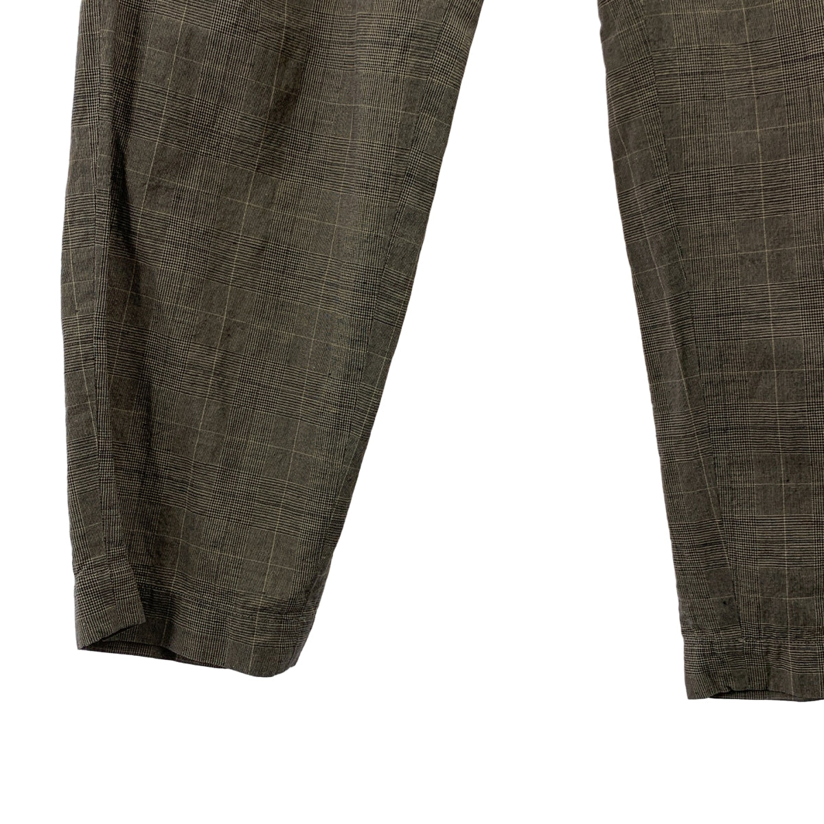 Kaptain Sunshine / 캡틴 선샤인 | Traveller Trousers 코튼 린넨 체크 트래블러 트라우저스 | 30 | 그레이 | 남성