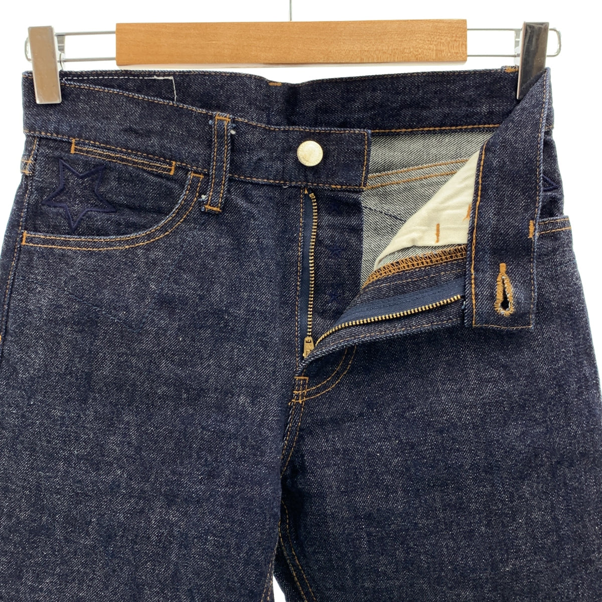 TAKAHIROMIYASHITA The Soloist / 타카히로미야 시타자 솔로이스트 | lone star classic tight straight jean 스타 자수 세르비치 스트레이트 데님 팬츠 | 26 |