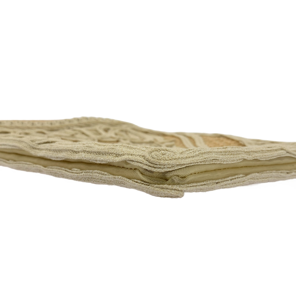 Mame Kurogouchi / 마메쿠로고우치 | Cording Embroidery Pouch With Leather Strap / 로고 숄더백 |