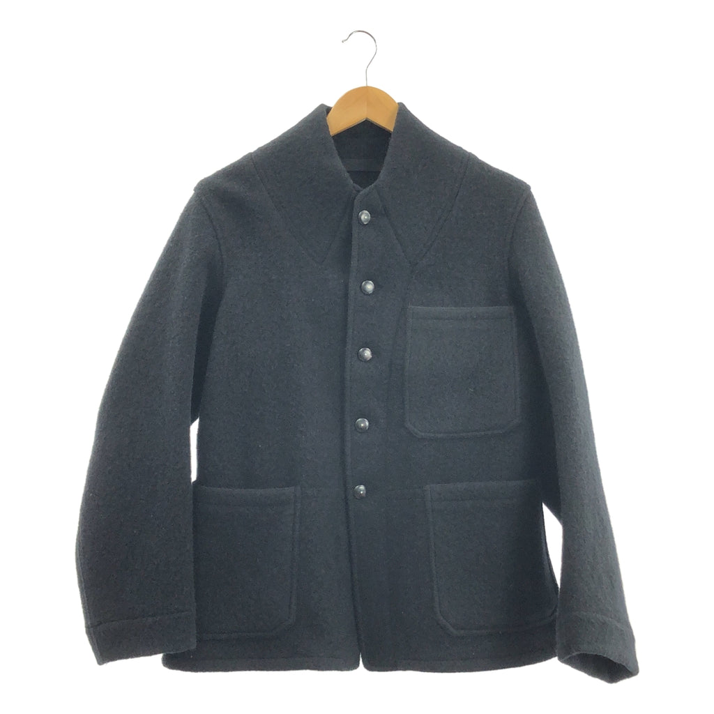 【新品】  Maison Margiela / メゾンマルジェラ | 2023AW | ソフト ウール ジャケット | 40 | ブラック | レディース