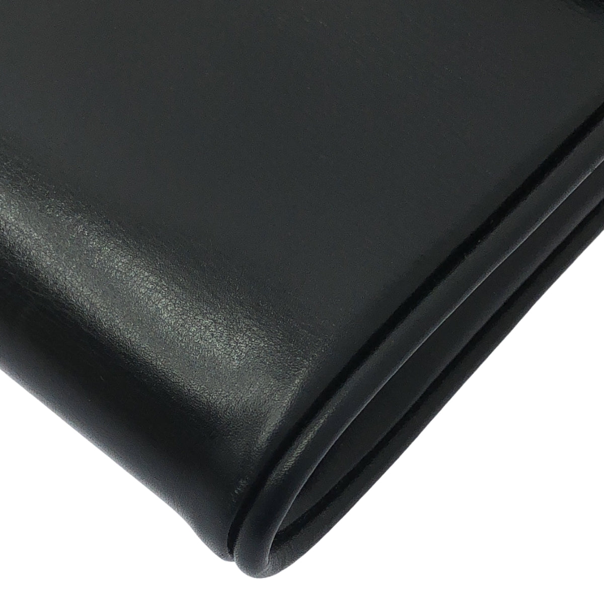 GUCCI / 구찌 | OLD / 올드 가죽 로고 두 번째 가방 파우치 | 블랙 | 여성