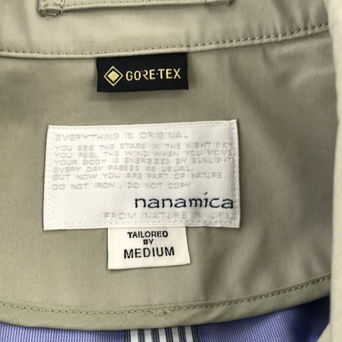 nanamica / 나나미카 | GORE-TEX Soutien Collar 코트 | M | 남성