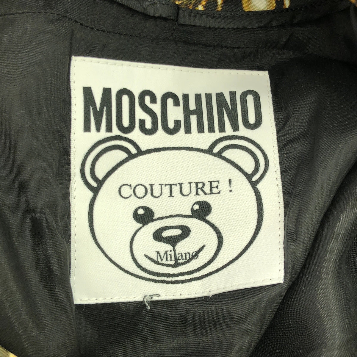 MOSCHINO | 轉印小熊洋裝 | 38 | 黑色 | 女款