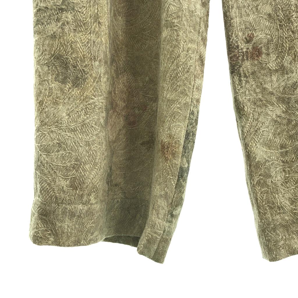 ziggy chen / 지기첸 | Front Pleated Wide Leg Long Trousers