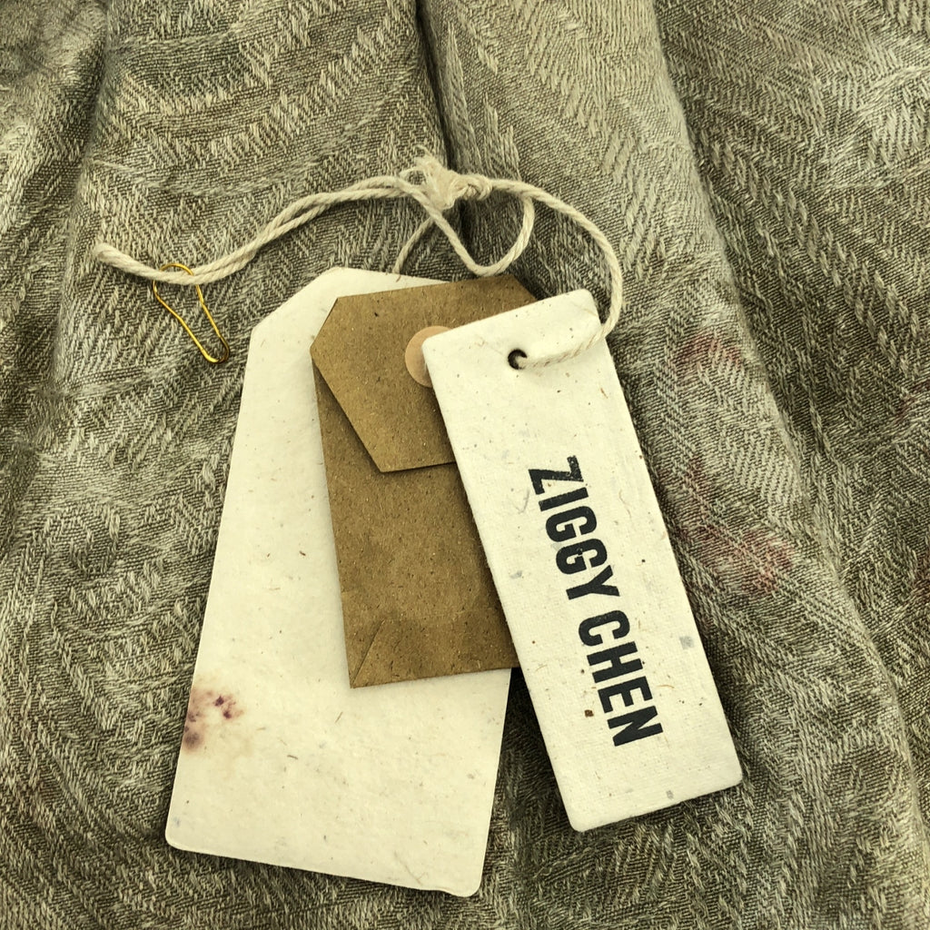 ziggy chen / 지기첸 | Front Pleated Wide Leg Long Trousers