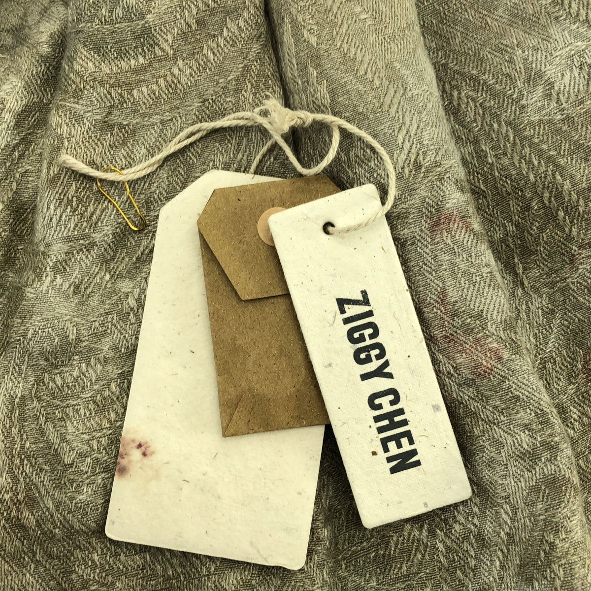 ziggy chen / 지기첸 | Front Pleated Wide Leg Long Trousers