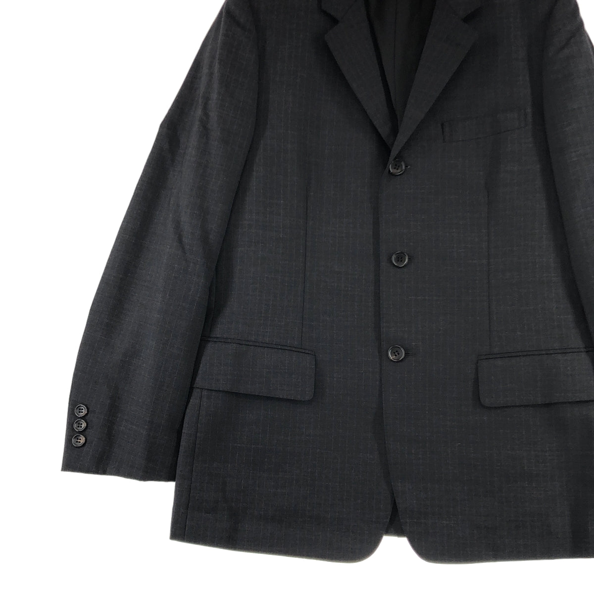 COMME des GARCONS HOMME DEUX / コムデギャルソンオムドゥ | 2007SS | ウール チェック 3B テーラードジャケット | S | メンズ