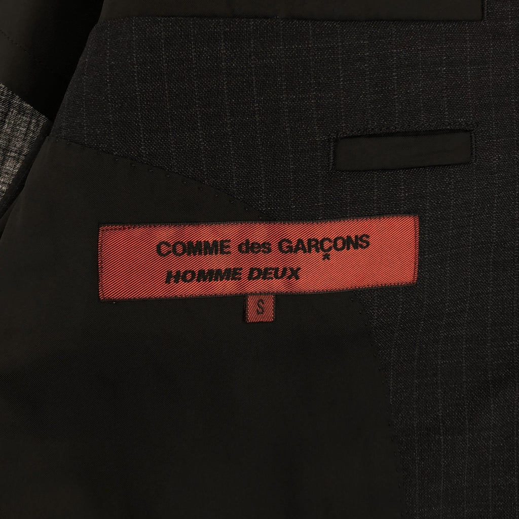 COMME des GARCONS HOMME DEUX / コムデギャルソンオムドゥ | 2007SS | ウール チェック 3B テーラードジャケット | S | メンズ