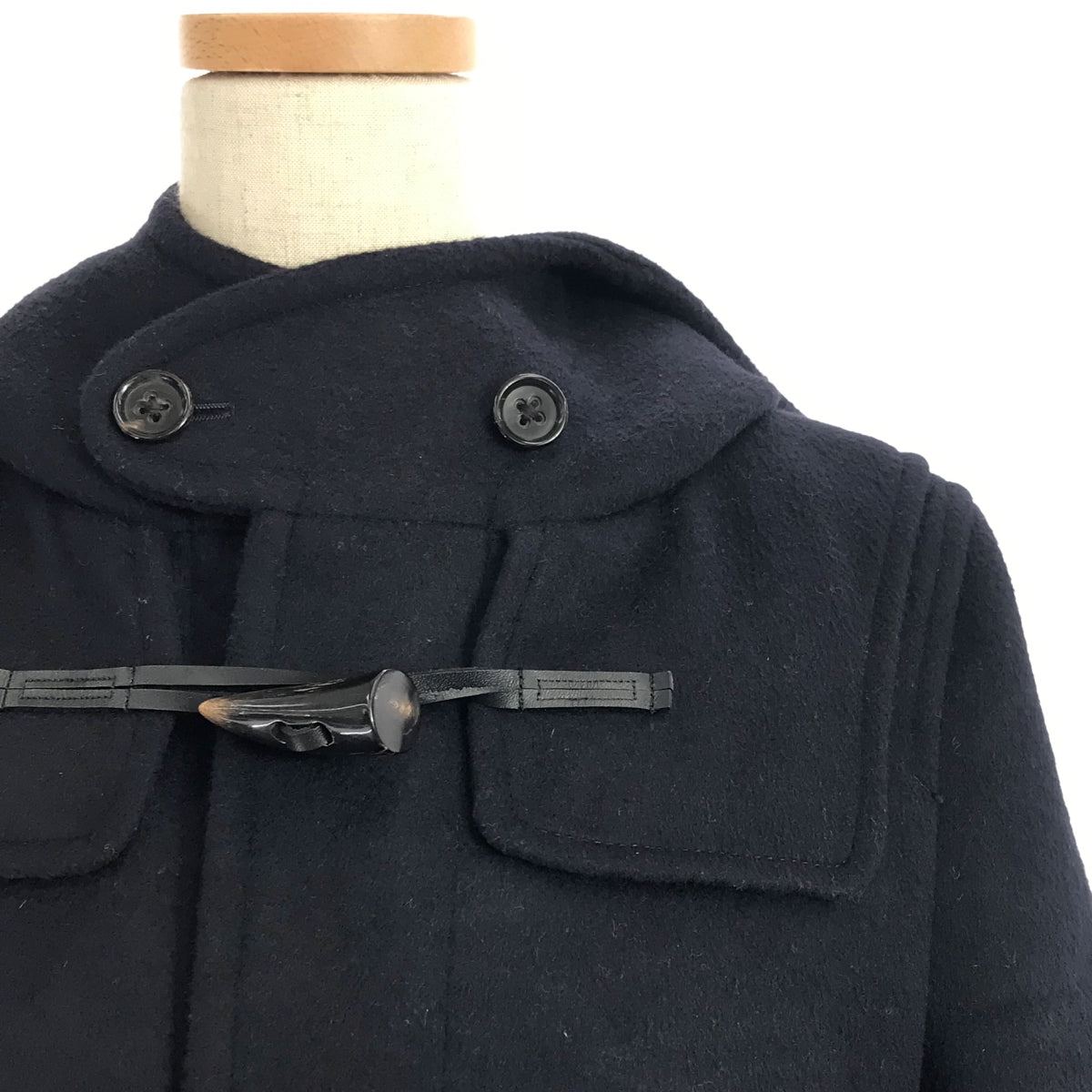 UNITED ARROWS | W/MLT Duffle Coat | 38 | Black | Women's