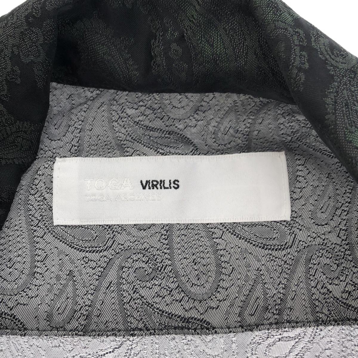 TOGA VIRILIS / トーガビリリース | Paisley jacquard shirt ペイズリー ジャガード オープンカラーシャ – KLD