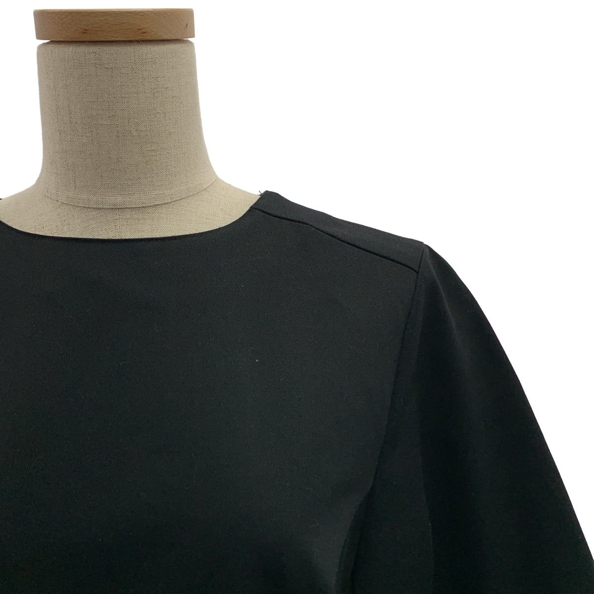 foufou / フーフー | THE DRESS #10 long sleeve black flare onepiece ロングスリーブブラックフレアワンピース | 1 | ブラック | レディース