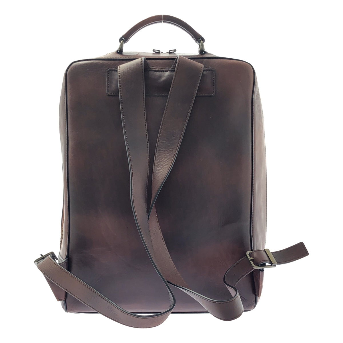 MOTHERHOUSE / マザーハウス | アンティークスクエア リュック | ブラウン | メンズ