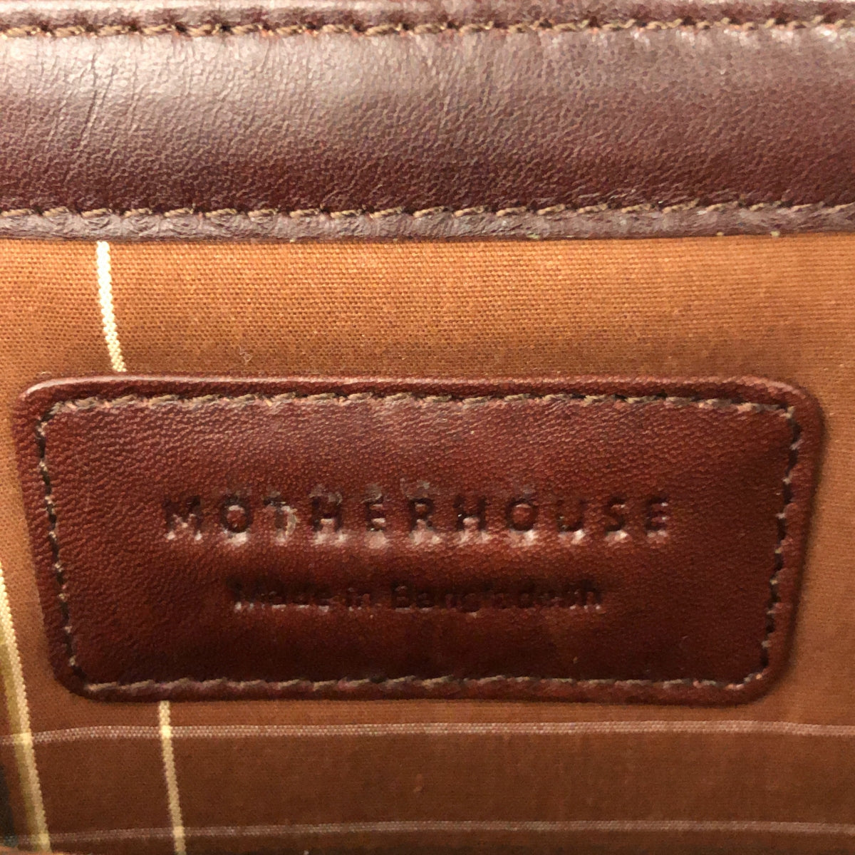 MOTHERHOUSE / マザーハウス | アンティークスクエア リュック | ブラウン | メンズ