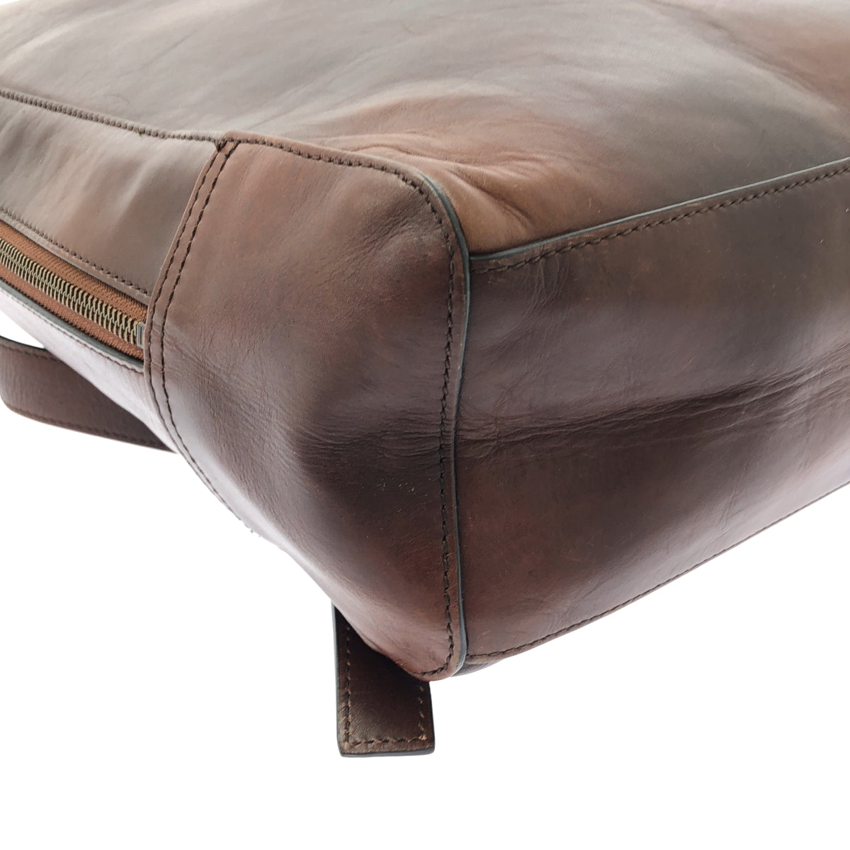 MOTHERHOUSE / マザーハウス | アンティークスクエア リュック | ブラウン | メンズ