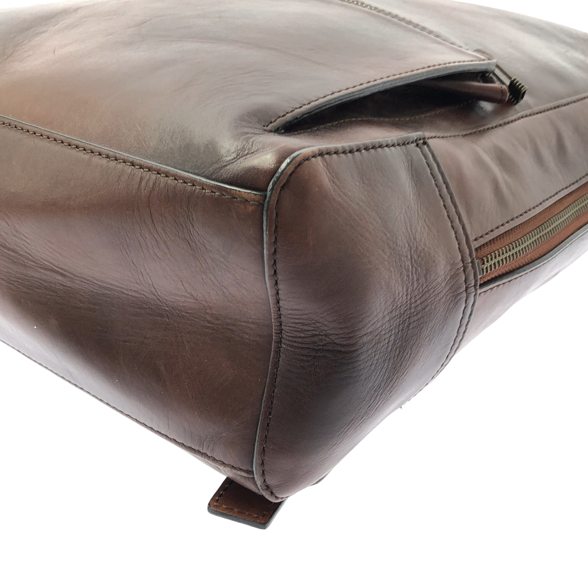 MOTHERHOUSE / マザーハウス | アンティークスクエア リュック | ブラウン | メンズ