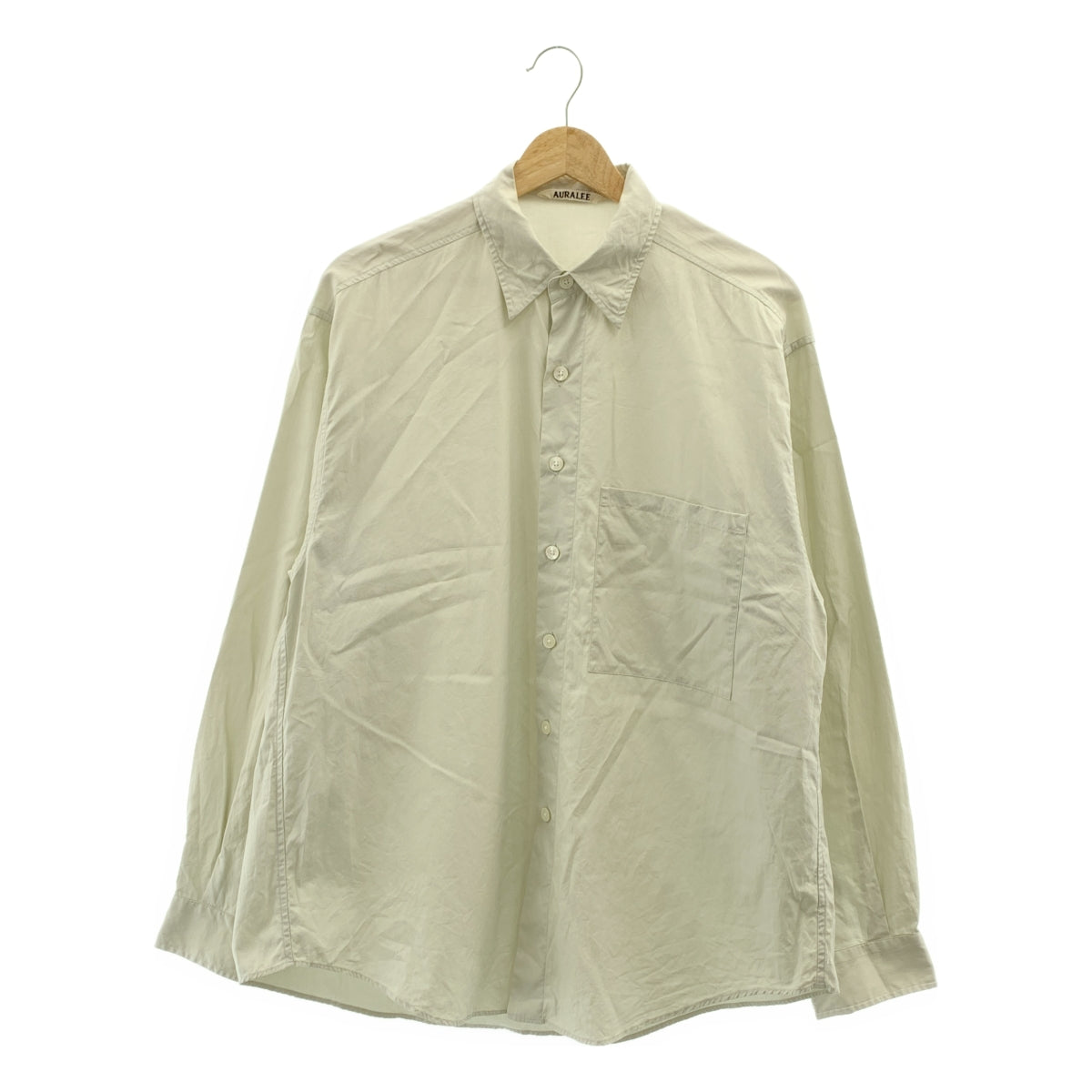 AURALEE / オーラリー | 2022AW | WASHED FINX TWILL BIG SHIRTS フィンクスコットン ツイル ビッグ シャツ | 3 | メンズ