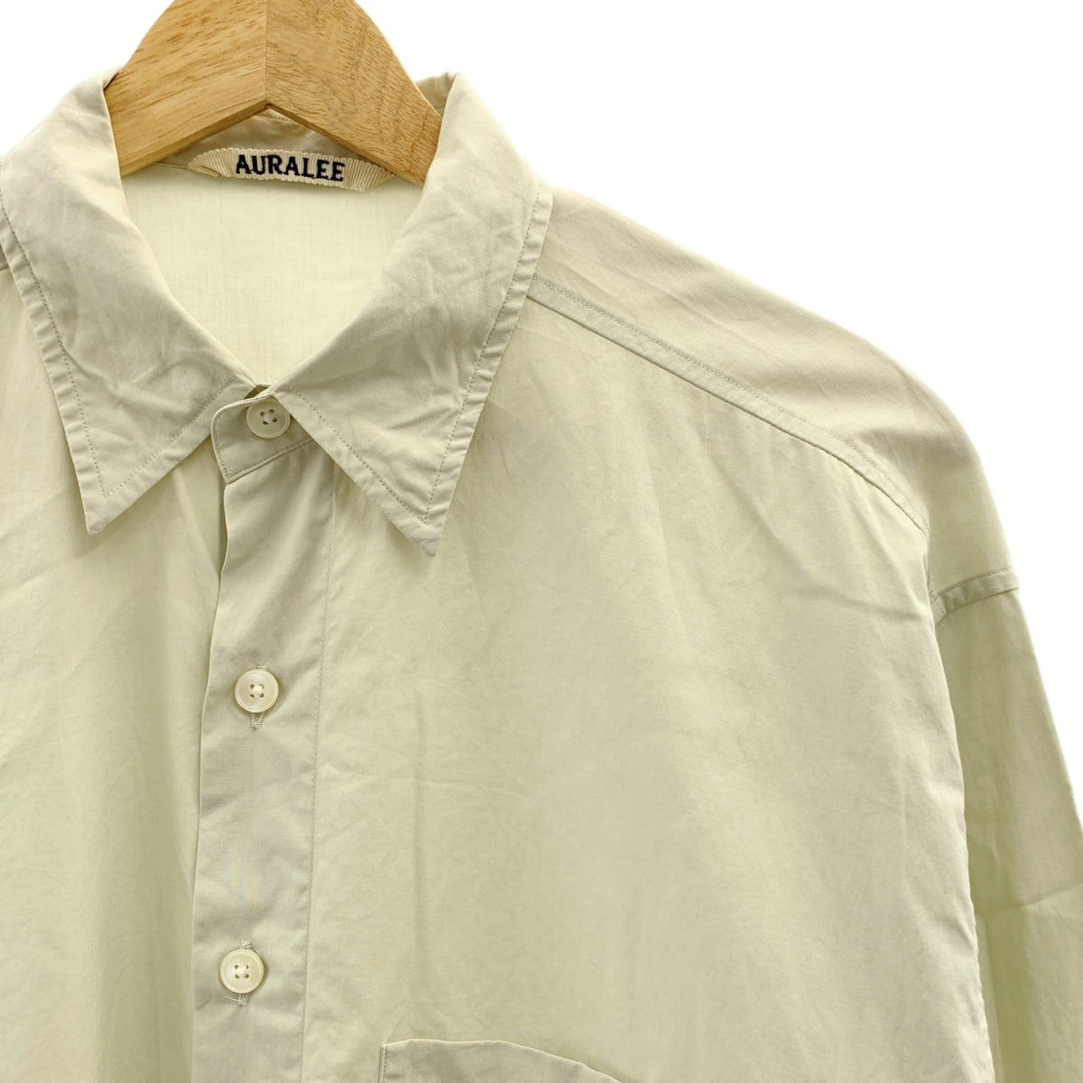 AURALEE / オーラリー | 2022AW | WASHED FINX TWILL BIG SHIRTS フィンクスコットン ツイル ビッグ シャツ | 3 | メンズ