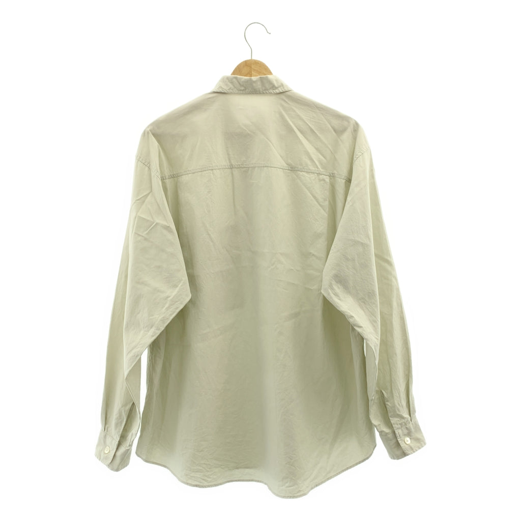 AURALEE / オーラリー | 2022AW | WASHED FINX TWILL BIG SHIRTS フィンクスコットン ツイル ビッグ シャツ | 3 | メンズ
