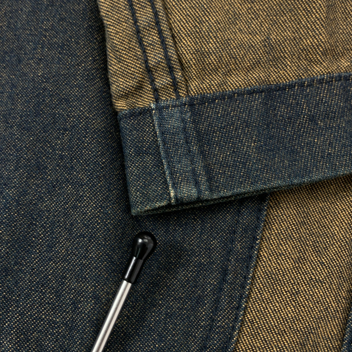 COMME des GARCONS HOMME PLUS / コムデギャルソンオムプリュス | 2002SS | デニム インサイドアウト ジャケット | M | インディゴ / ブラウン | メンズ