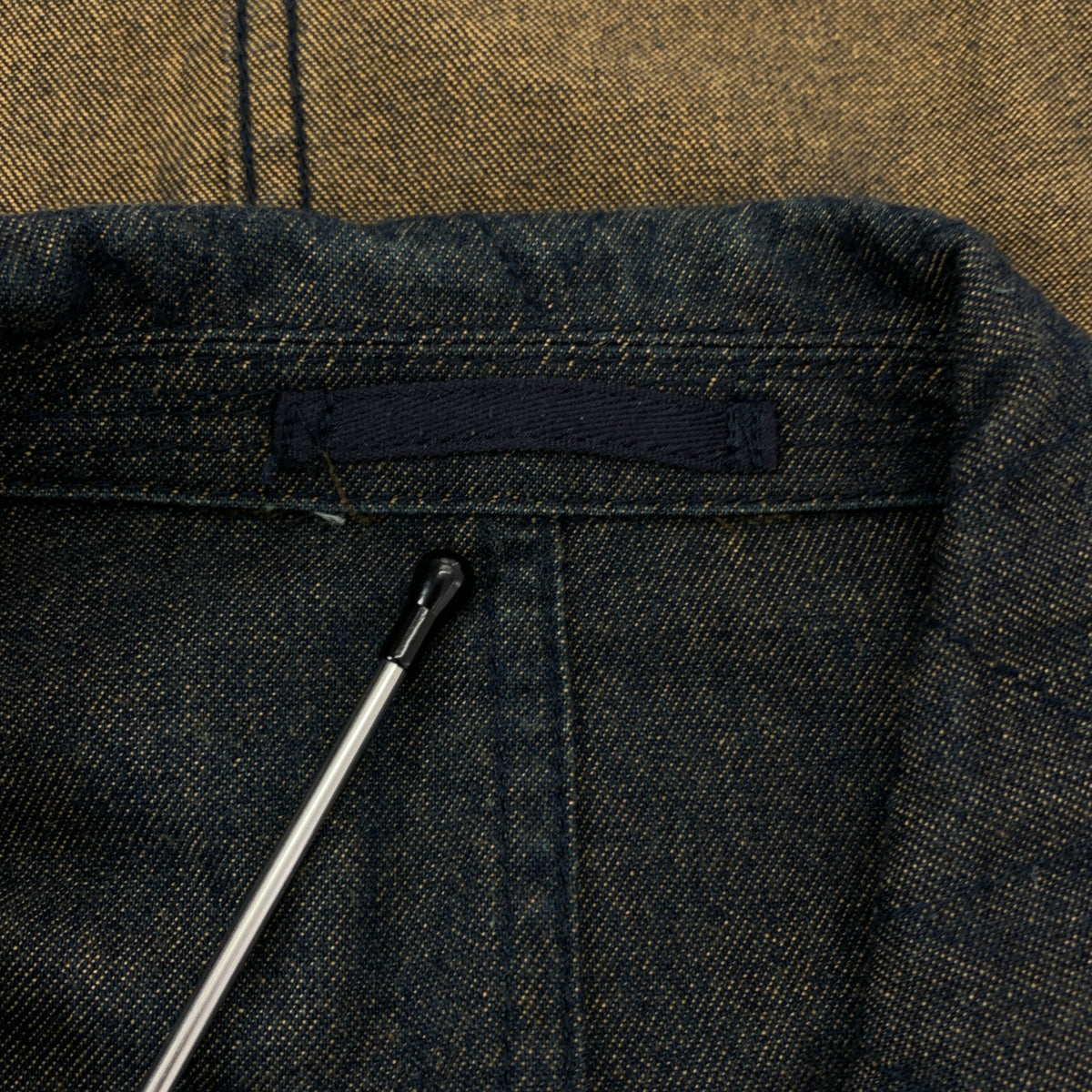 COMME des GARCONS HOMME PLUS / コムデギャルソンオムプリュス | 2002SS | デニム インサイドアウト ジャケット | M | インディゴ / ブラウン | メンズ