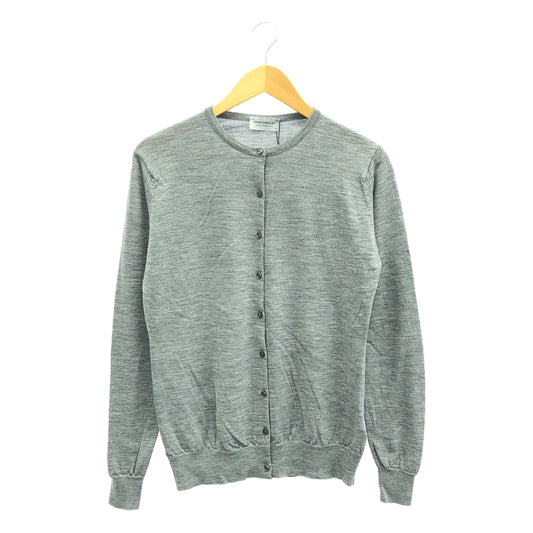 JOHN SMEDLEY / ジョンスメドレー | BUTTERCUP CARDIGAN メリノウール ハイゲージ クルーネック ニットカーディガン | XL | レディース