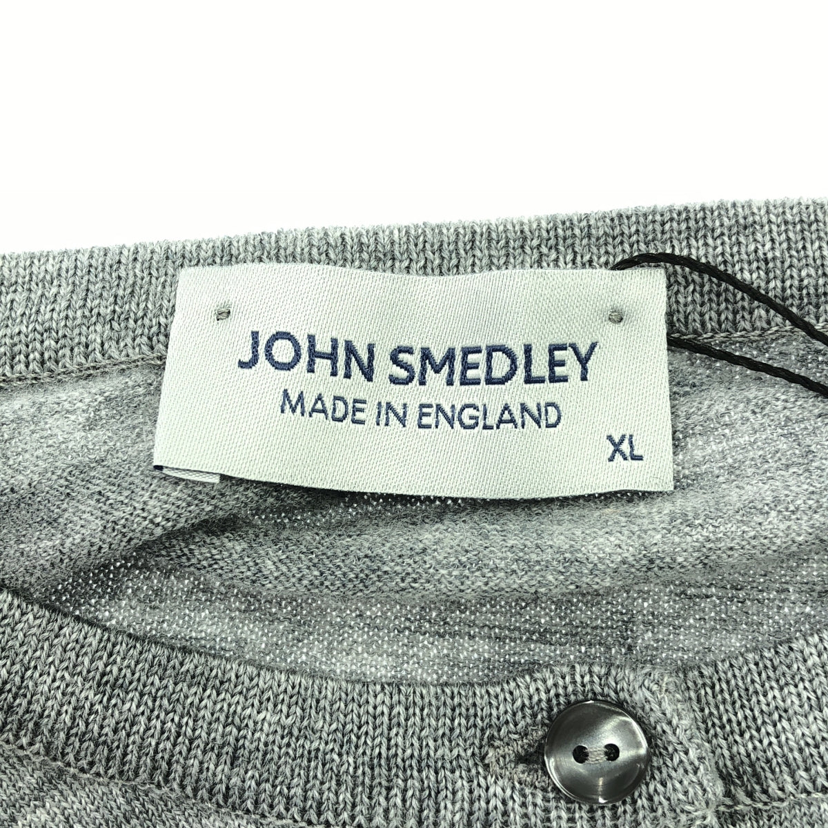 JOHN SMEDLEY / ジョンスメドレー | BUTTERCUP CARDIGAN メリノウール ハイゲージ クルーネック ニットカーディガン | XL | レディース