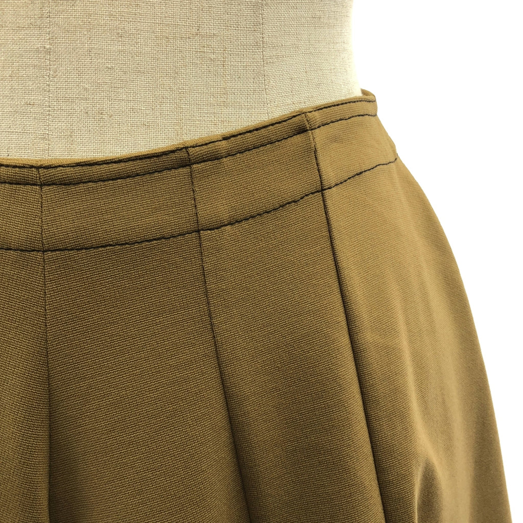 JIL SANDER / ジルサンダー | 2018 | フレア ロング スカート | 34 | ブラウン | レディース