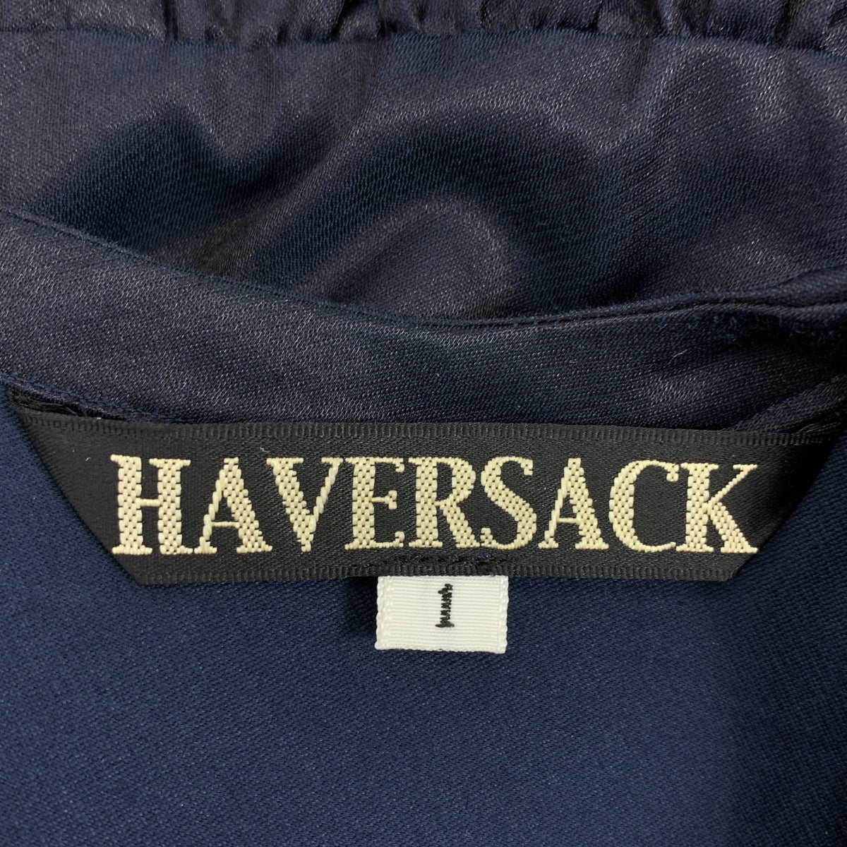 海弗薩克 | 層疊褶皺寬鬆襯衫 | 1 碼 | 海軍藍 | 女款