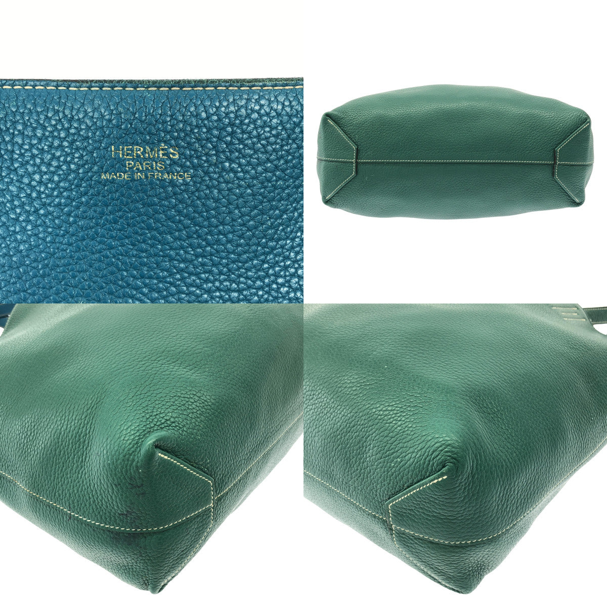 HERMES / エルメス | 062270CA トリヨンクレマンス ドゥブルセンス45 リバーシブル レザー トートバッグ Q刻印 |