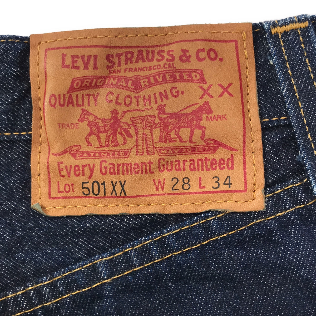 LEVI'S VINTAGE CLOTHING LVC / リーバイスヴィンテージクロージング | 501XX 1947 Model / 47501-0117 セルビッチ デニムパンツ | 28 | インディゴ | レディース