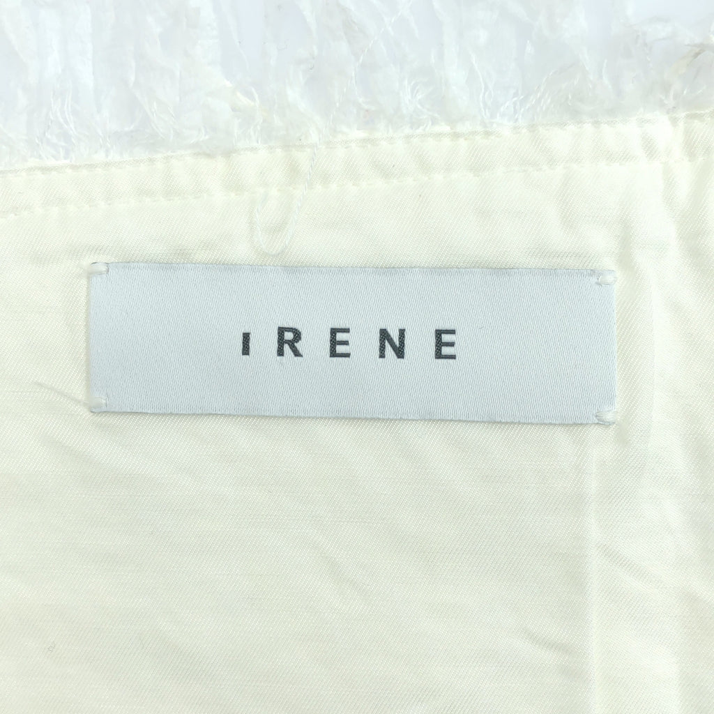 IRENE / 아이레네 | 트위드 사이드 지퍼 원 숄더 탑스 / 총 안감 | 36 | 여성