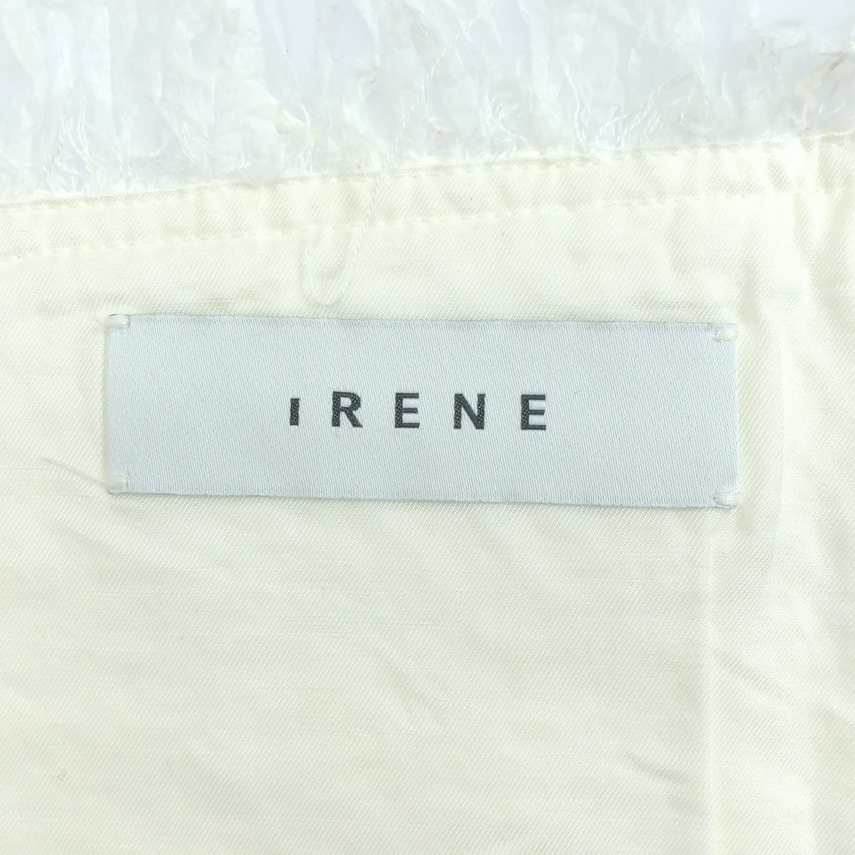 IRENE / 아이레네 | 트위드 사이드 지퍼 원 숄더 탑스 / 총 안감 | 36 | 여성
