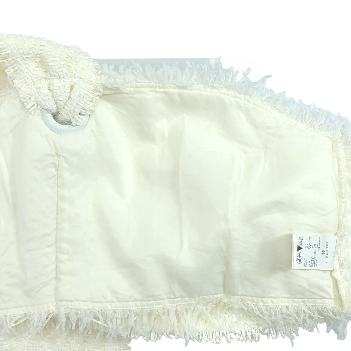 IRENE | 粗花呢側拉鍊單肩上衣 | 全襯裡 | 尺寸 36 | 女款