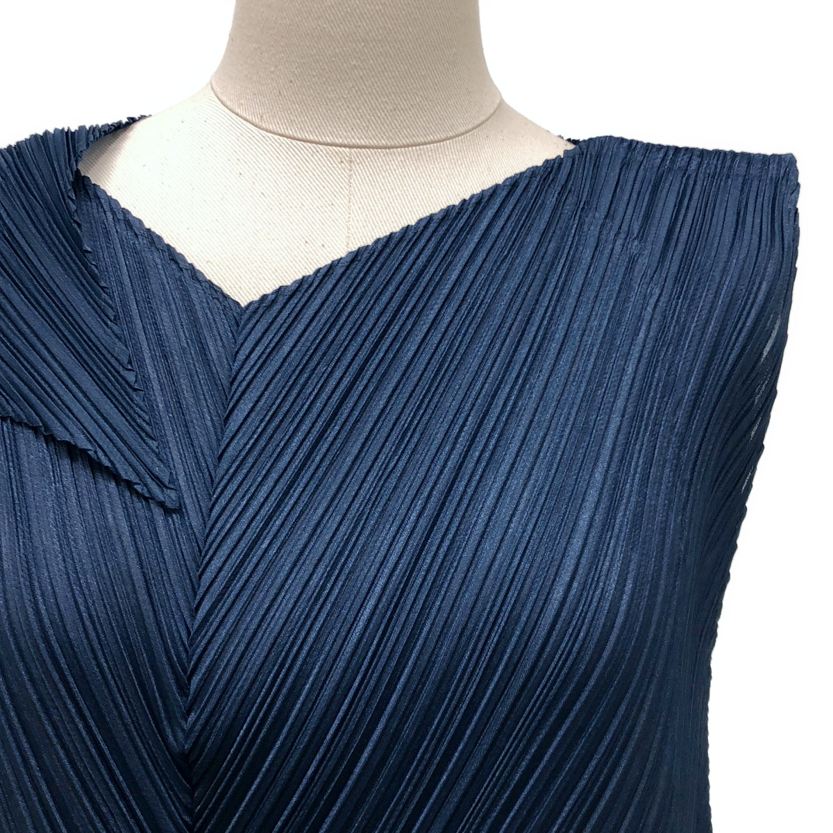 PLEATS PLEASE ISSEY MIYAKE / プリーツプリーズイッセイミヤケ | 2025SS | 変形 アシンメトリー ドレス ワンピース | 3 | レディース