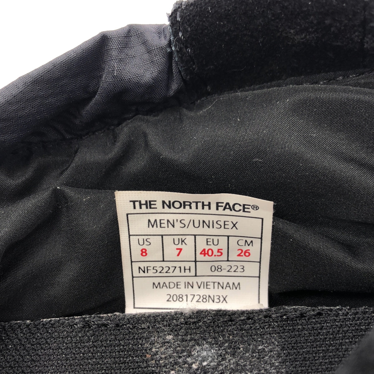 Hender 聯名款 | THE NORTH FACE Nuptse 羽絨穆勒鞋 Vibram / NF52271H | 男款 | 尺寸 26