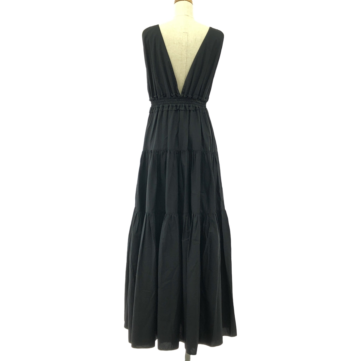 DOUBLE STANDARD CLOTHING / ダブルスタンダードクロージング | Vネックティアードワンピース | 36 | レディース